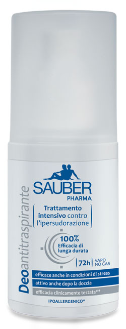 SAUBER ANTITRASPIRANTE 72 ORE VAPO - Angeli Pharm