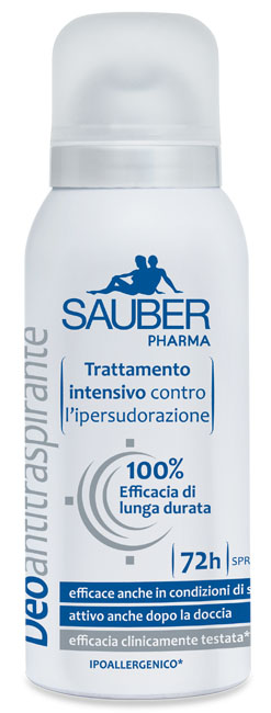 SAUBER ANTITRASPIRANTE 72 ORE SPRAY - Angeli Pharm