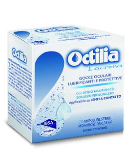 OCTILIA LACRIMA SOLLIEVO PROLUNGATO 20 FLACONCINI MONODOSE 0,35 ML - Angeli Pharm
