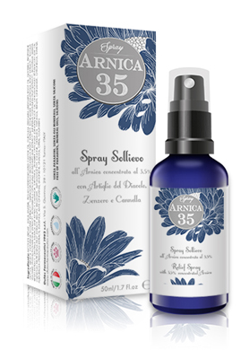 ARNICA 35 SPRAY SOLLIEVO 50 ML - Angeli Pharm