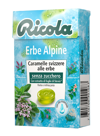 RICOLA ERBE ALPINE SENZA ZUCCHERO 50 G - Angeli Pharm