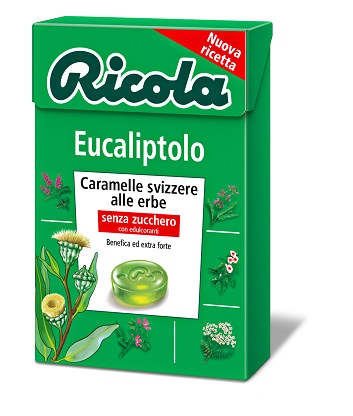 RICOLA EUCALIPTOLO SENZA ZUCCHERO 50 G - Angeli Pharm