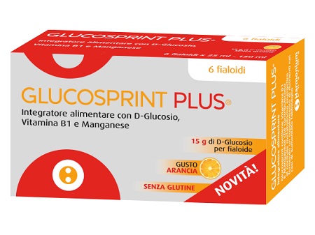 GLUCOSPRINT PLUS ARANCIA 6 FIALOIDI DA 25 ML - Angeli Pharm