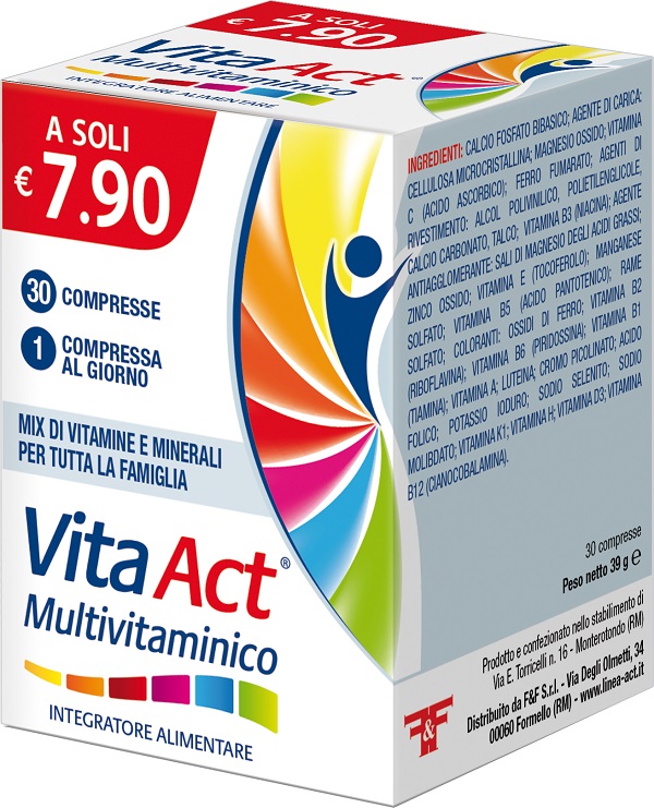 VITA ACT MULTIVITAMINICO 30 COMPRESSE - Angeli Pharm