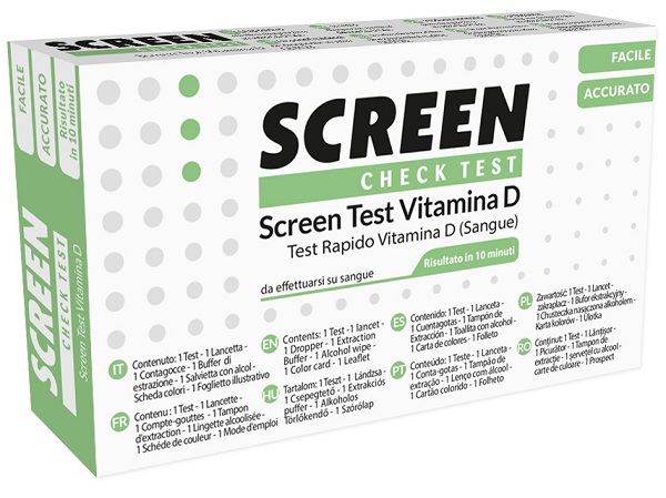 SCREEN TEST RAPIDO 25-IDROSSIVITAMINA D PUNGIDITO 1 PEZZO - Angeli Pharm