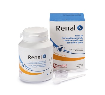 RENAL N MANGIME COMPLEMENTARE PER CANI E GATTI BARATTOLO 70 G - Angeli Pharm