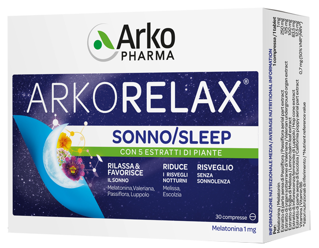 ARKORELAX SONNO 30 COMPRESSE - Angeli Pharm