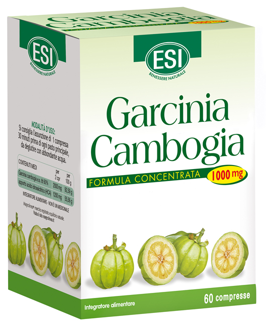 ESI GARCINIA CAMBOGIA 1000 MG 60 COMPRESSE - Angeli Pharm