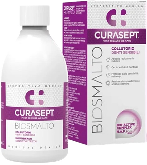 CURASEPT BIOSMALTO COLLUTORIO DENTI SENSIBILI 300 ML - Angeli Pharm