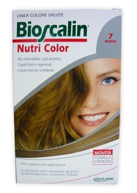 BIOSCALIN NUTRI COLOR 7 BIONDO SINCROB 124 ML - Angeli Pharm
