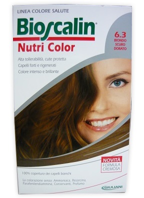 BIOSCALIN NUTRI COLOR 6,3 BIONDO SCURO DORATO SINCROB 124 ML - Angeli Pharm