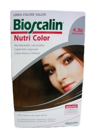BIOSCALIN NUTRI COLOR 4,36 CIOCCOLATO SINCROB 124 ML - Angeli Pharm