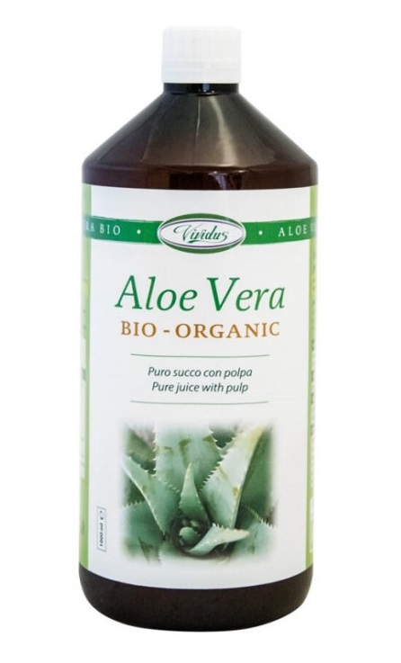 ALOE VERA BIO SUCCO E POLPA 1 LITRO - Angeli Pharm