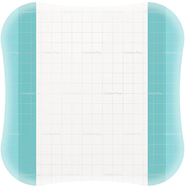 MEDICAZIONE SPECIALE ATTIVA TRASPARENTE CON IDROCOLLOIDE COMFEEL PLUS 20X20 CM 5 PEZZI - Angeli Pharm