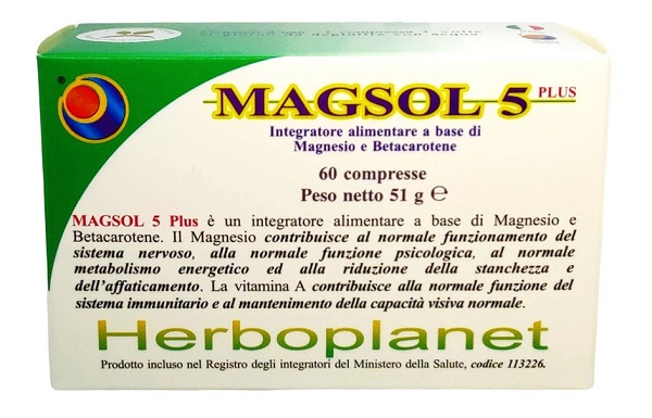 MAGSOL 5 PLUS 60 COMPRESSE - Angeli Pharm