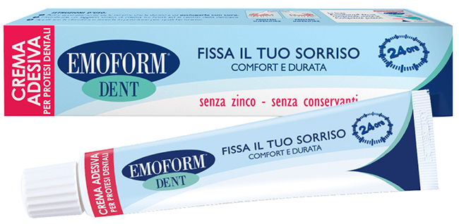 EMOFORM DENT CREMA ADESIVA PER PROTESI DENTALI 45 G PROMOZIONE - Angeli Pharm