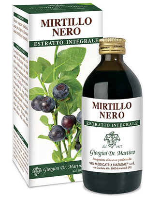 MIRTILLO NERO ESTRATTO INTEGRALE 200 ML - Angeli Pharm