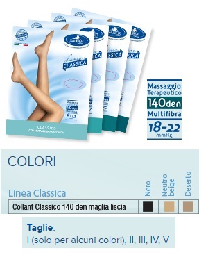 SAUBER COLLANT 140 DENARI MAGLIA LISCIA NEUTRO BEIGE 5 LINEA CLASSICA - Angeli Pharm