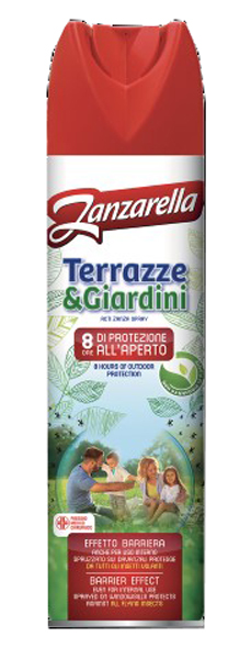 ZANZARELLA AMBIENTE SPRAY TERRAZZE&GIARDINI 400 ML - Angeli Pharm