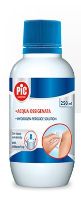 PIC SOLUTION ACQUA OSSIGENATA 10 VOLUMI PEROSSIDO DI IDROGENO 3% 250 ML - Angeli Pharm