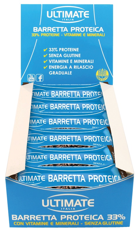 ULTIMATE BARRETTA PROTEICA CAFFE' 24 PEZZI DA 40 G - Angeli Pharm