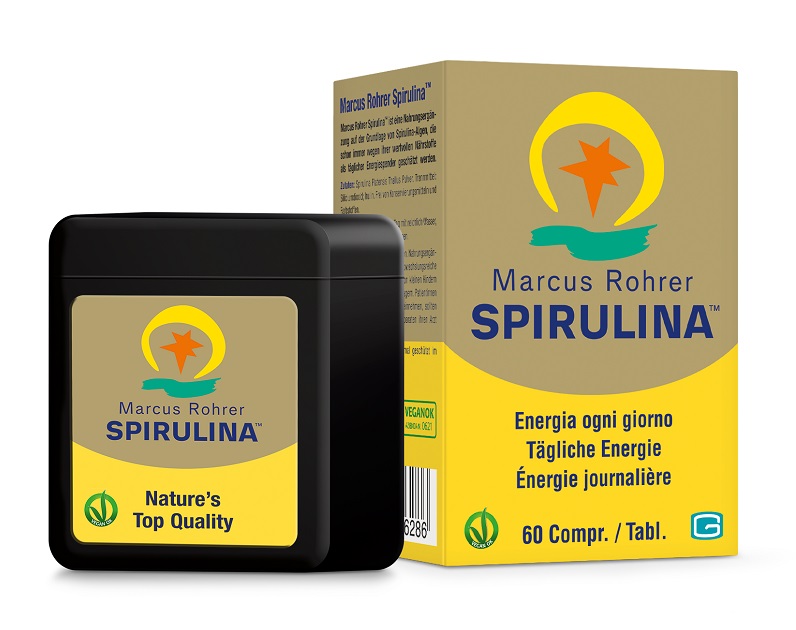 SPIRULINA MARCUS ROHRER TASCABILE 60 COMPRESSE - Angeli Pharm