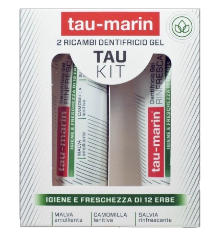 TAU MARIN DENTIFRICIO RINFRESCANTE RICARICA TAU KIT 2X20ML - Angeli Pharm