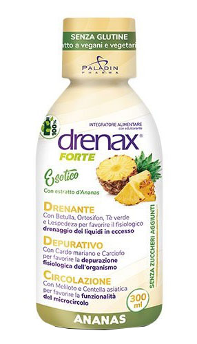DRENAX FORTE ESOTICO CON ESTRATTO D'ANANAS 300 ML - Angeli Pharm