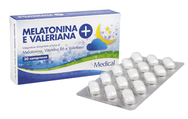 MELATONINA VALERIANA+ 30 COMPRESSE - Angeli Pharm