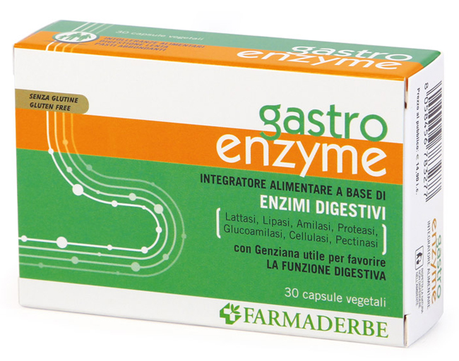 GASTRO ENZYME 30 CAPSULE VEGETALI - Angeli Pharm