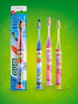 GUM LIGHT UP SPAZZOLINO  7-9 ANNI - Angeli Pharm