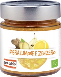 COMPOSTA PERE LIMONI E ZENZERO BIO 250 G - Angeli Pharm