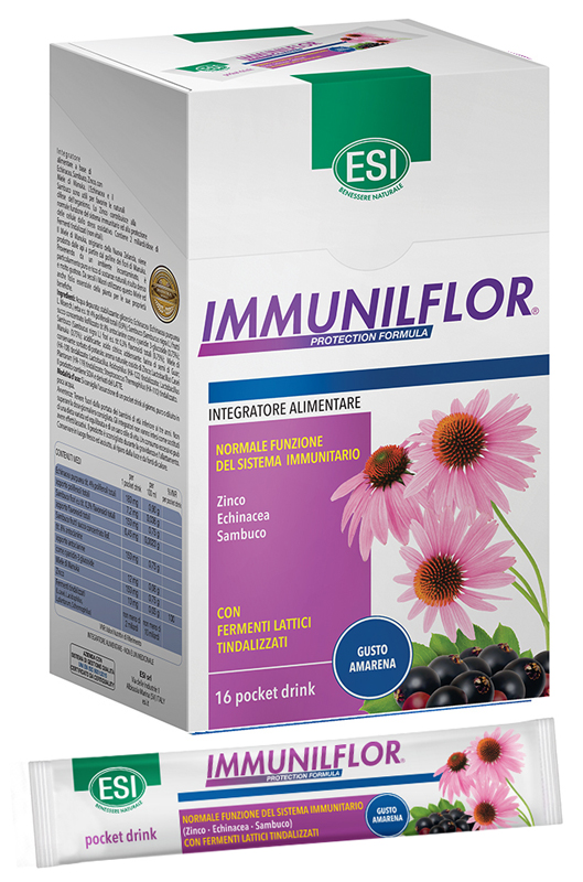ESI IMMUNILFLOR POCKET DRINK 16 POCKET DRINK - Angeli Pharm