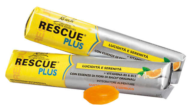 RESCUE ORIGINAL PLUS 10 CONFETTI AROMA ARANCIA E SAMBUCO - Angeli Pharm