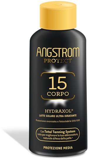ANGSTROM PROTECT HYDRAXOL LATTE SOLARE PROTEZIONE 15 200 ML - Angeli Pharm