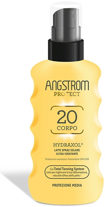 ANGSTROM PROTECT HYDRAXOL LATTE SPRAY SOLARE PROTEZIONE 20 175 ML - Angeli Pharm