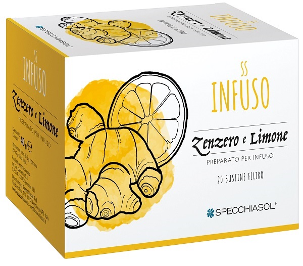 INFUSO TISANA ZENZERO + LIMONE 20 FILTRI - Angeli Pharm