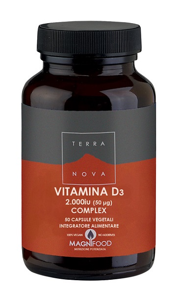 TERRANOVA COMPLESSO DI VITAMINA D3 2000 IU (50UG) 50 CAPSULE - Angeli Pharm
