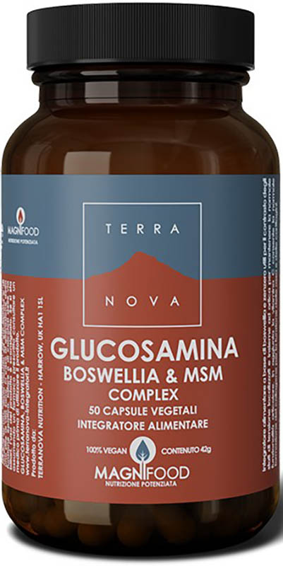 TERRANOVA COMPLESSO DI GLUCOSAMINA BOSWELLIA E MSM 50 CAPSULE - Angeli Pharm