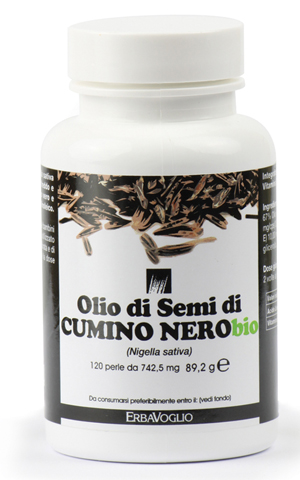 OLIO SEMI CUMINO NERO BIO - 120 PERLE - Angeli Pharm