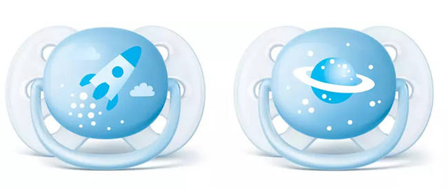 SUCCHIETTO ULTRA SOFT 0/6M DECORATO MASCHIO SCF 222/20 - Angeli Pharm