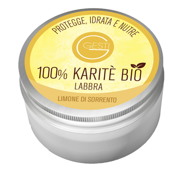 GESTI 100% KARITE' BIO 10 ML LIMONE DI SORRENTO LABBRA - Angeli Pharm