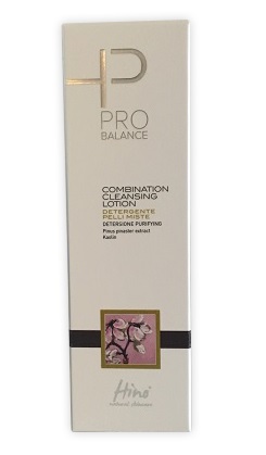 HINO NATURAL SKINCARE PRO BALANCE COMBINATION CLEANSING LOTION DETERGENTE PELLI MISTE 200 ML - Angeli Pharm