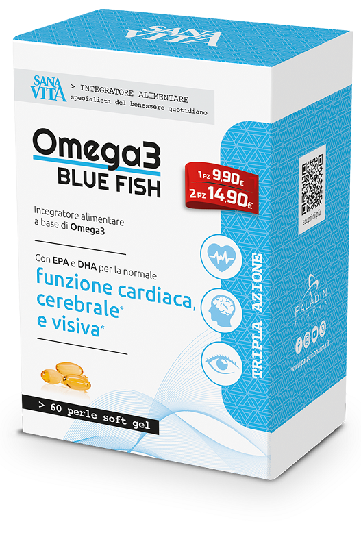 SANAVITA BLUE FISH 60 CAPSULE - Angeli Pharm