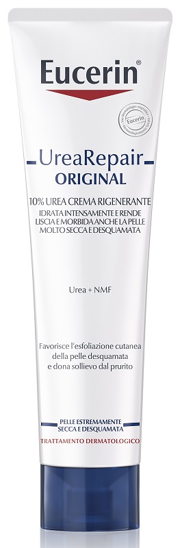 EUCERIN UREAREPAIR ORIGINAL CREMA RIGENERANTE 10% UREA 100 ML TRAVEL SIZE - Angeli Pharm