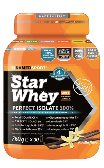 STAR WHEY ISOLATE VANILLA 750 G - Angeli Pharm