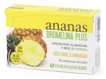 ANANAS BROMELINA PLUS 30 COMPRESSE - Angeli Pharm