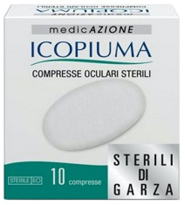 COMPRESSE OCULARI ADESIVE STERILI 10 PEZZI - Angeli Pharm