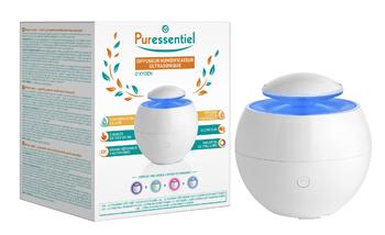 PURESSENTIEL DIFFUSORE UMIDIFICATORE ULTRASONICO O'XYGEN - Angeli Pharm