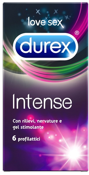 DUREX INTENSE ORGASMIC CONDOM 6 PEZZI - Angeli Pharm